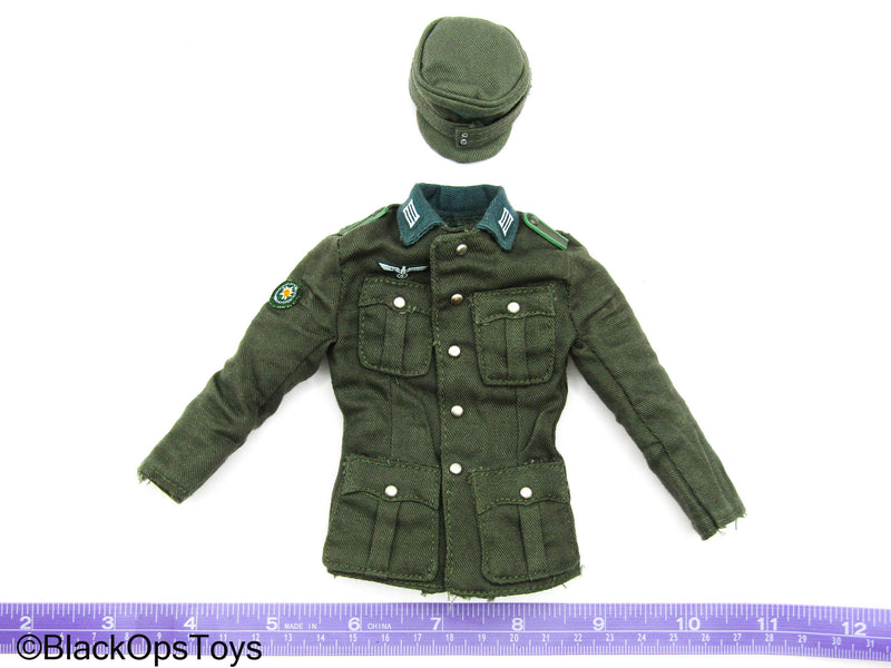 Load image into Gallery viewer, WWII German - Mountain Division Armored Troops M36 Private Jacket w/Hat
