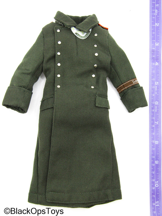 WWII German - Green Field Officer Overcoat