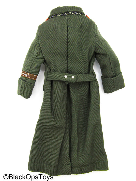 WWII German - Green Field Officer Overcoat