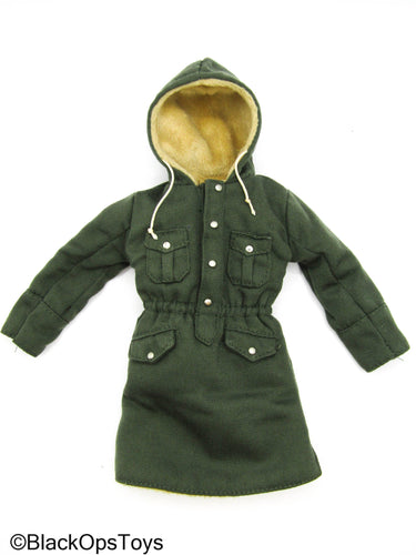 WWII German - Green M43 East Front Fur Parka Coat