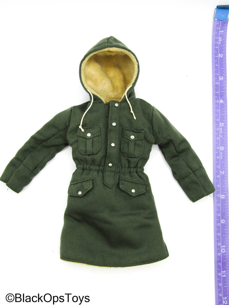 Load image into Gallery viewer, WWII German - Green M43 East Front Fur Parka Coat
