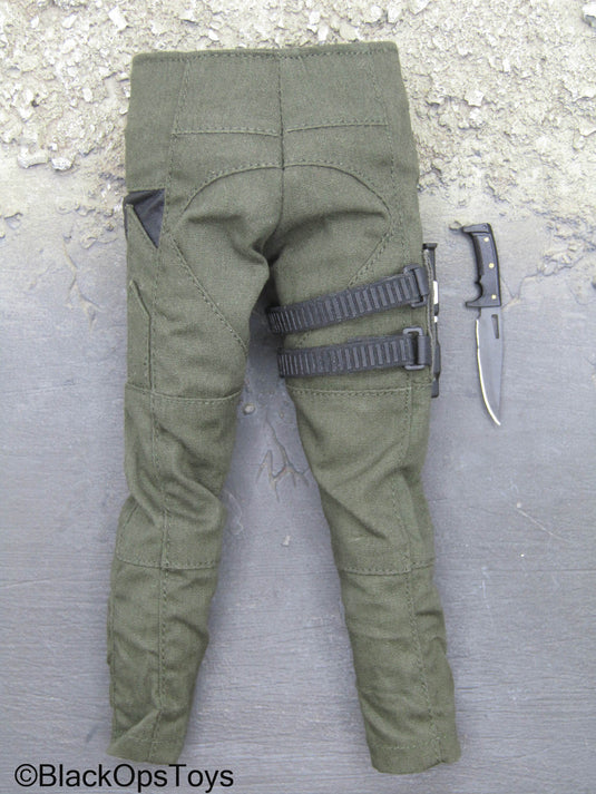 Infinity War - Winter Soldier - OD Green Pants w/Combat Knife