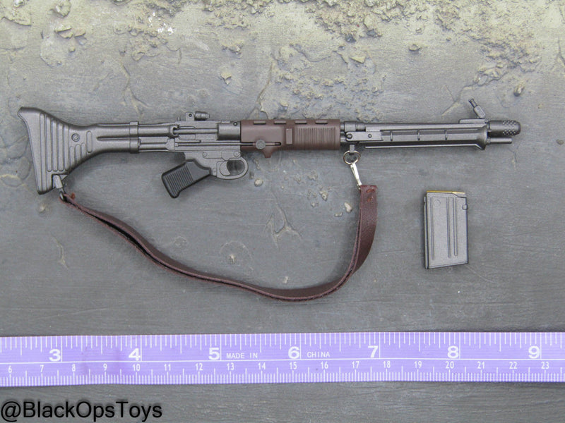 Load image into Gallery viewer, WWII German - FG 42 w/Leather Like Sling &amp; Bipod
