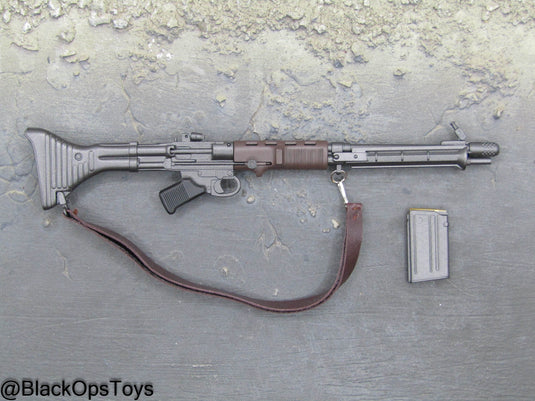 WWII German - FG 42 w/Leather Like Sling & Bipod – BlackOpsToys