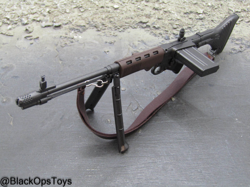 Load image into Gallery viewer, WWII German - FG 42 w/Leather Like Sling &amp; Bipod
