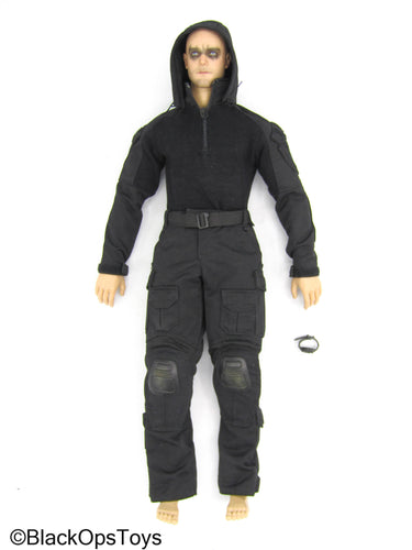 Bravo 0-7 Kill Or Capture - Male Body w/Black Uniform & Face Painted Head Sculpt