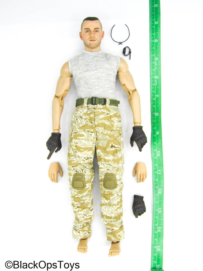 Load image into Gallery viewer, 75th Ranger Regiment S - Male Body w/Desert Tiger Stripe Pants &amp; Head
