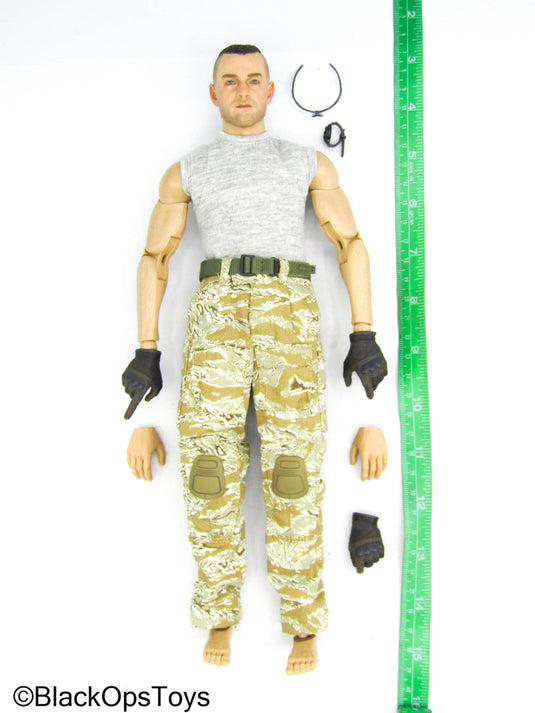 75th Ranger Regiment S - Male Body w/Desert Tiger Stripe Pants & Head