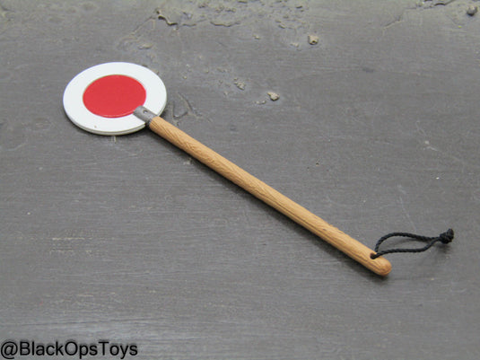 WWII German - Pole w/White Circle & Red Dot