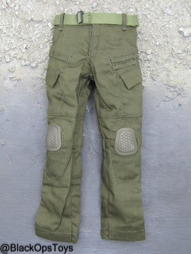 10th SFG Reconnaissance - OD Green Combat Pants w/Belt