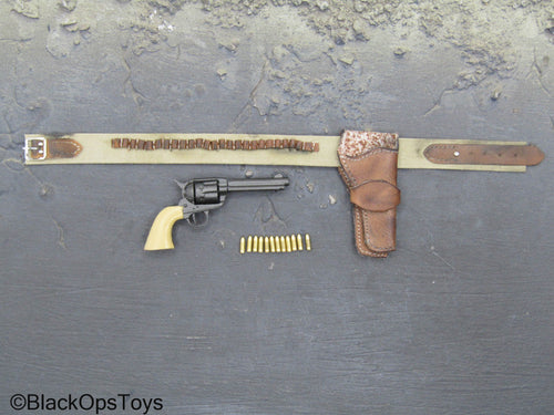 Western Set - John Wayne Colt .45 Peacemaker w/Leather Gun Belt