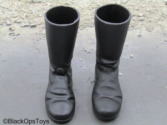 WWII German - Black March Boots (Foot Type)