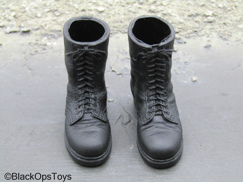 Load image into Gallery viewer, WWII German - Black Jackboots (Foot Type)
