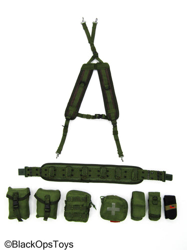 The Division 2 Caleb Dunne Agent - Green MOLLE Battle Belt & Pouch Set