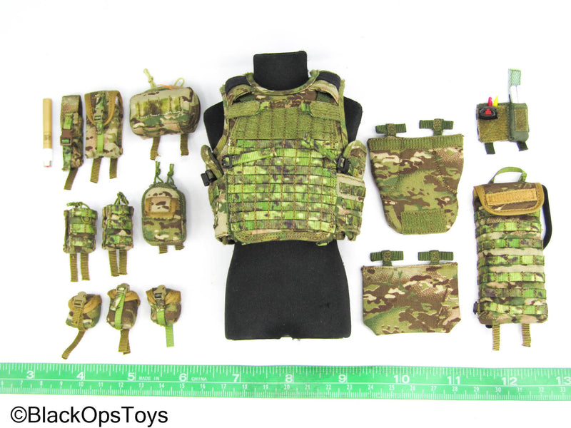 Load image into Gallery viewer, Russian Spetsnaz FSB Gunner - Multicam MOLLE Vest Set
