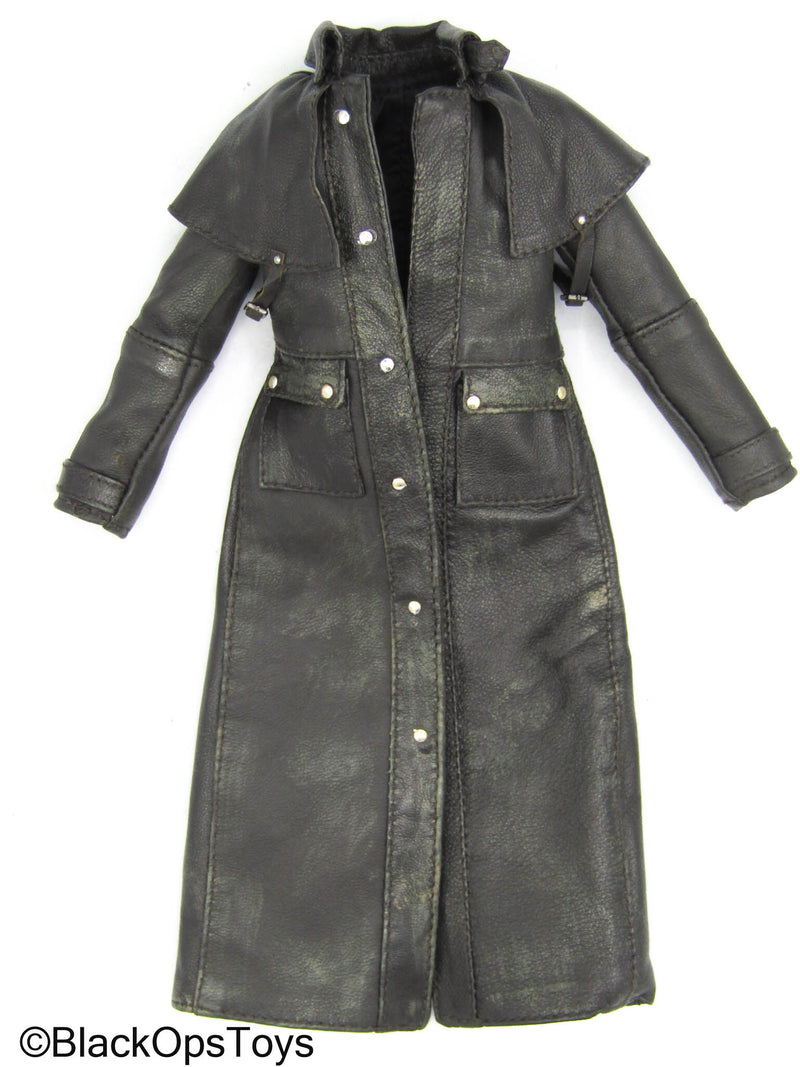 Load image into Gallery viewer, Goddess of Wilderness - Shadi - Leather-Like Long Coat
