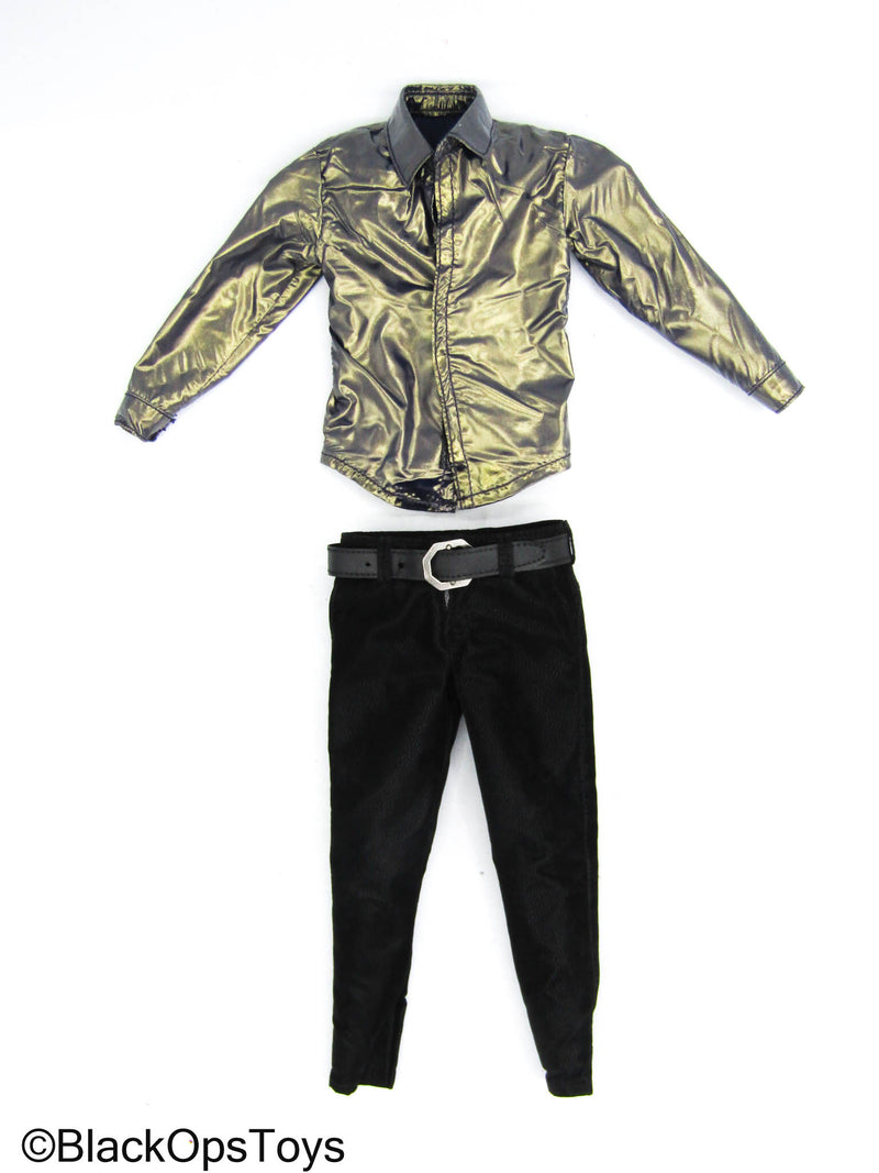 Load image into Gallery viewer, Gangsters Kingdom - Derrick - Gold-Colored Shirt w/Pants
