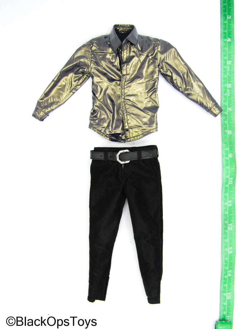 Load image into Gallery viewer, Gangsters Kingdom - Derrick - Gold-Colored Shirt w/Pants
