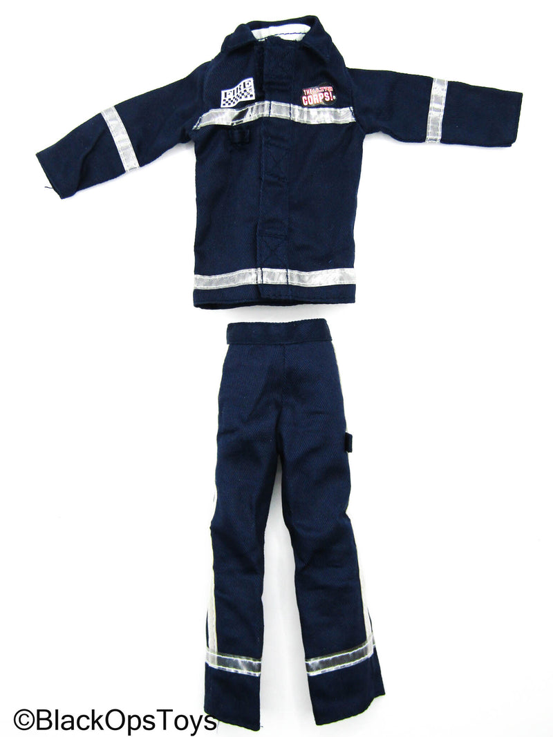 Load image into Gallery viewer, Fire Fighter - Dark Blue Fire Uniform Set
