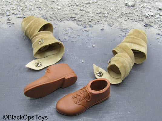 Brown Shoes w/Legwraps (Foot Type)