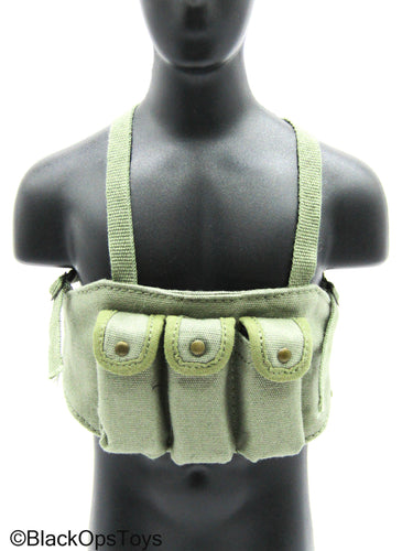 Vietnam MACV-SOG - Green Chest Rig w/5.56 Magazines