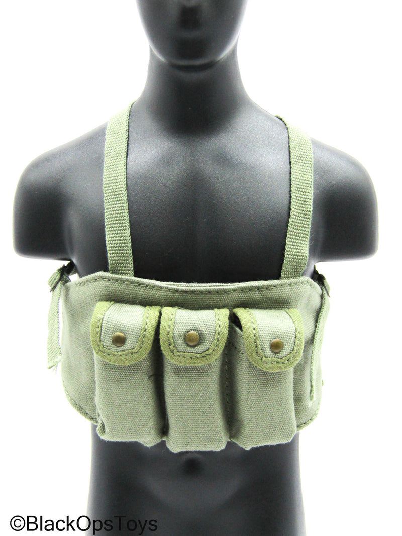 Load image into Gallery viewer, Vietnam MACV-SOG - Green Chest Rig w/5.56 Magazines
