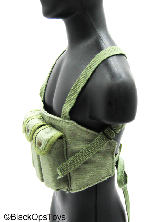 Vietnam MACV-SOG - Green Chest Rig w/5.56 Magazines