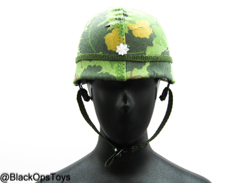 Vietnam US Army Lt. Col. Moore - Metal Helmet w/Cover