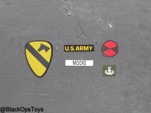 Vietnam US Army Lt. Col. Moore - Patch Set