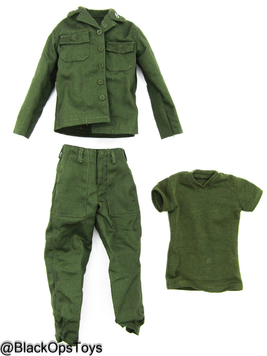 Vietnam US Army Lt. Col. Moore - OD Green Uniform Set