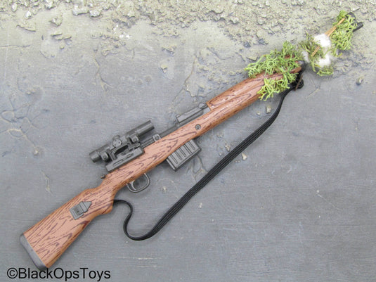 WWII - Gewehr 43 Rifle w/Ghillie Material