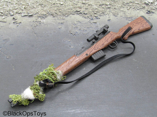 WWII - Gewehr 43 Rifle w/Ghillie Material