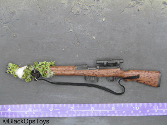 WWII - Gewehr 43 Rifle w/Ghillie Material