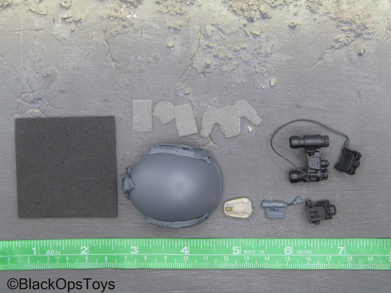 Load image into Gallery viewer, Dutch DSI Grenade Launcher Ver - Grey Helmet w/NVG Set
