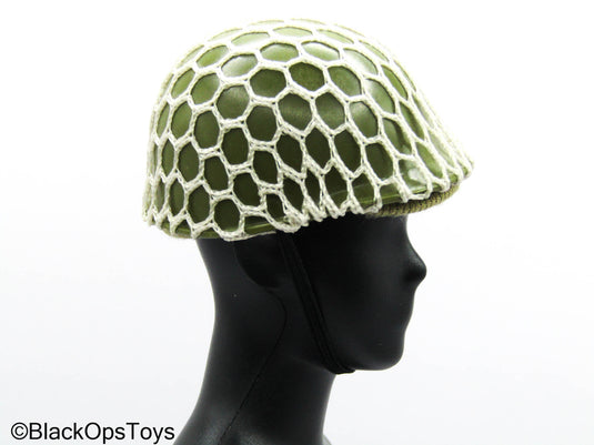 WWII - Green Helmet w/Netting