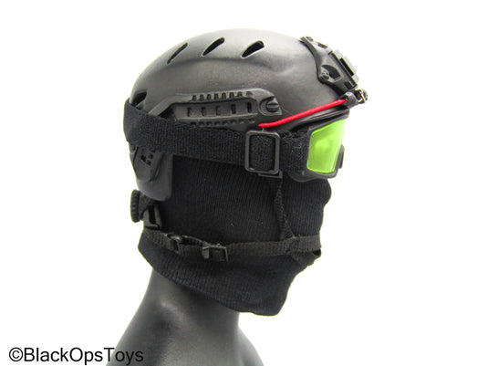 Modern Battlefield - Zimo - Black Metal Helmet w/Goggles & Balaclava