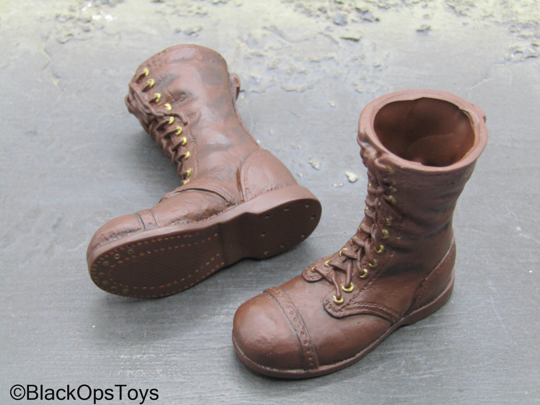 WWII Pararescue Jumper - Brown Combat Boots (Foot Type) – BlackOpsToys