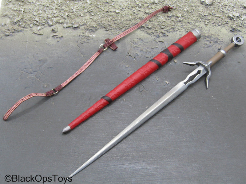 Load image into Gallery viewer, The Witcher - Ciri - Metal Sword w/Red Sheath
