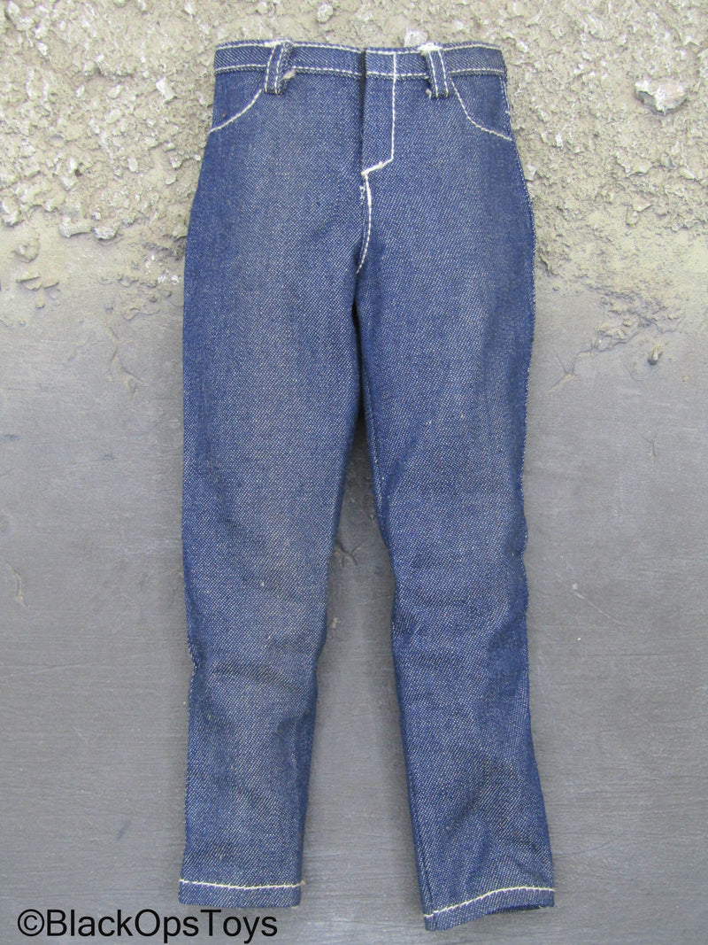 Load image into Gallery viewer, Ultimate Robot - Blue Denim Like Jeans
