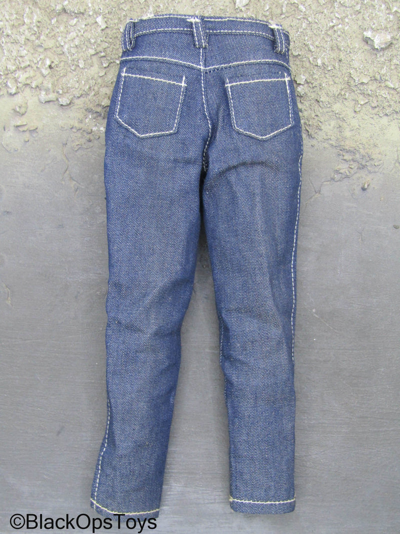 Load image into Gallery viewer, Ultimate Robot - Blue Denim Like Jeans
