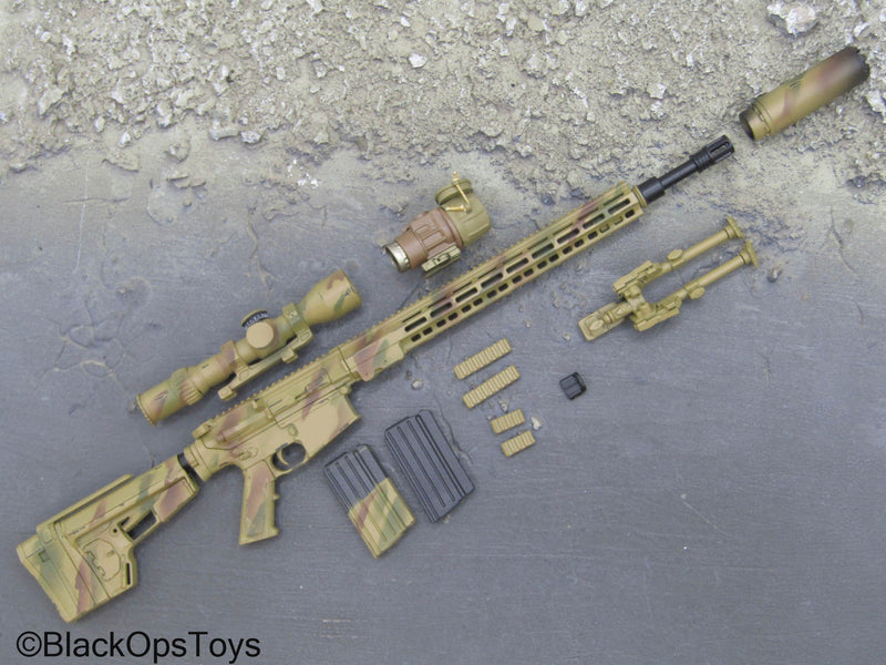 Load image into Gallery viewer, Delta Force SMU Tier 1 Op - Camo Sniper Rifle w/Attachment Set
