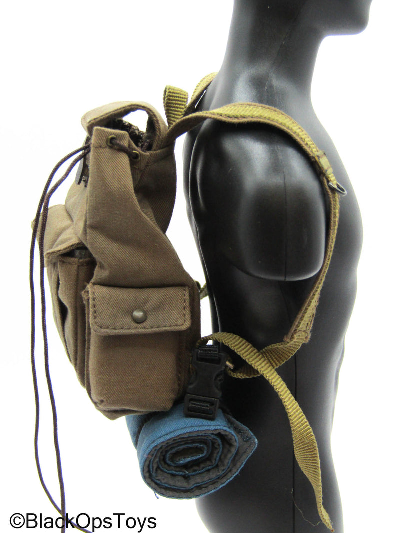 Load image into Gallery viewer, The Last Father - Tan Backpack w/Bedroll
