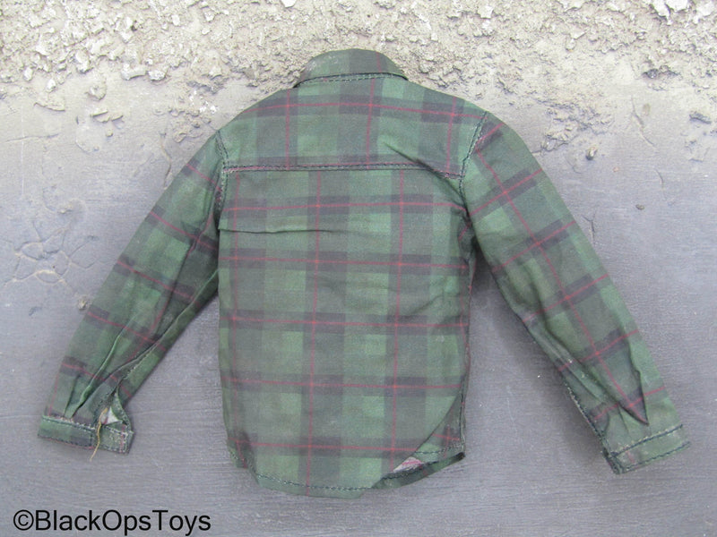 Load image into Gallery viewer, The Last Father - Green Checkered Shirt
