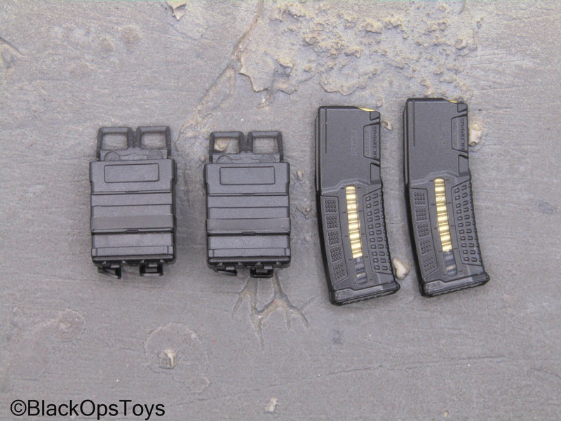 Load image into Gallery viewer, Special Forces - Black 5.56 Window Mags w/Holsters
