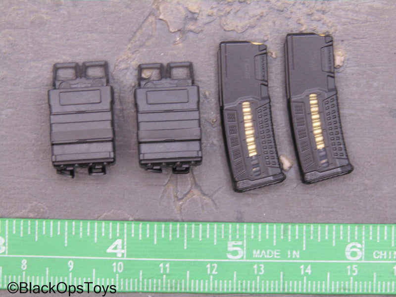 Load image into Gallery viewer, Special Forces - Black 5.56 Window Mags w/Holsters
