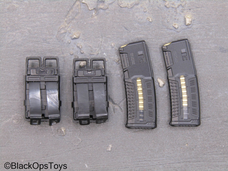 Load image into Gallery viewer, Special Forces - Black 5.56 Window Mags w/Holsters
