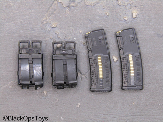 Special Forces - Black 5.56 Window Mags w/Holsters