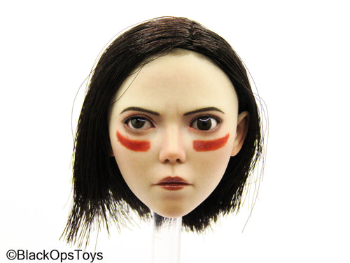 Alita Battle Angel - Female Painted Head Sculpt w/Moving Eyes