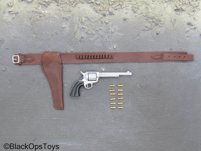 Load image into Gallery viewer, Western Set - M1873 Colt Revolver w/Brown Slim Jim Holster
