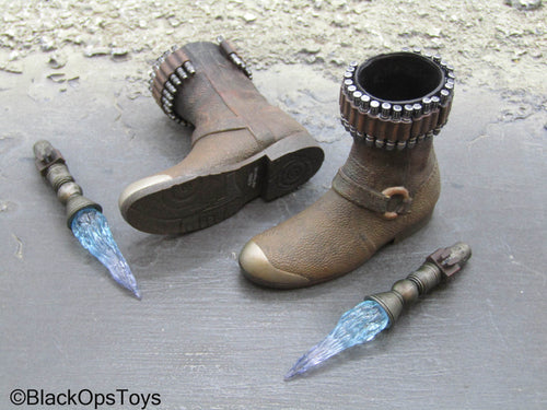 Star Wars Cad Bane - Brown Rocket Boots (Peg Type)